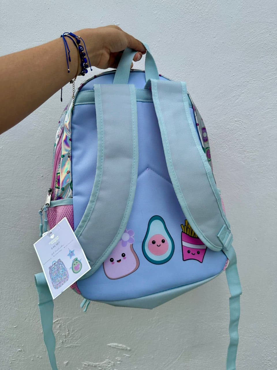 Bolso Tornasol para Niña, Lonchera + calculadora