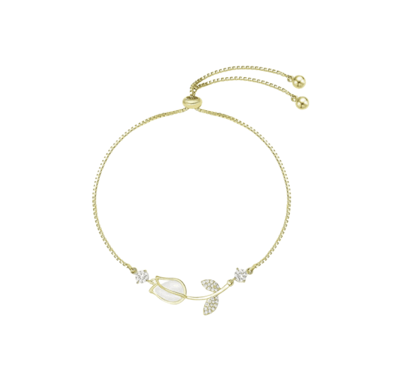 Pulsera de Rosa nacarada